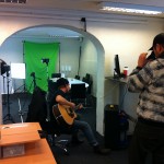 Behind the scenes