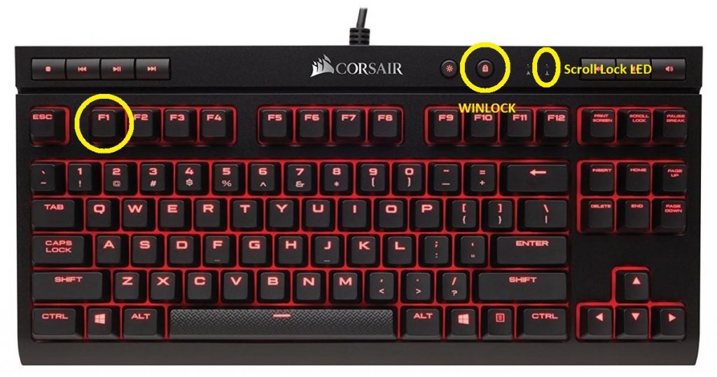 how to lock computer with keyboard