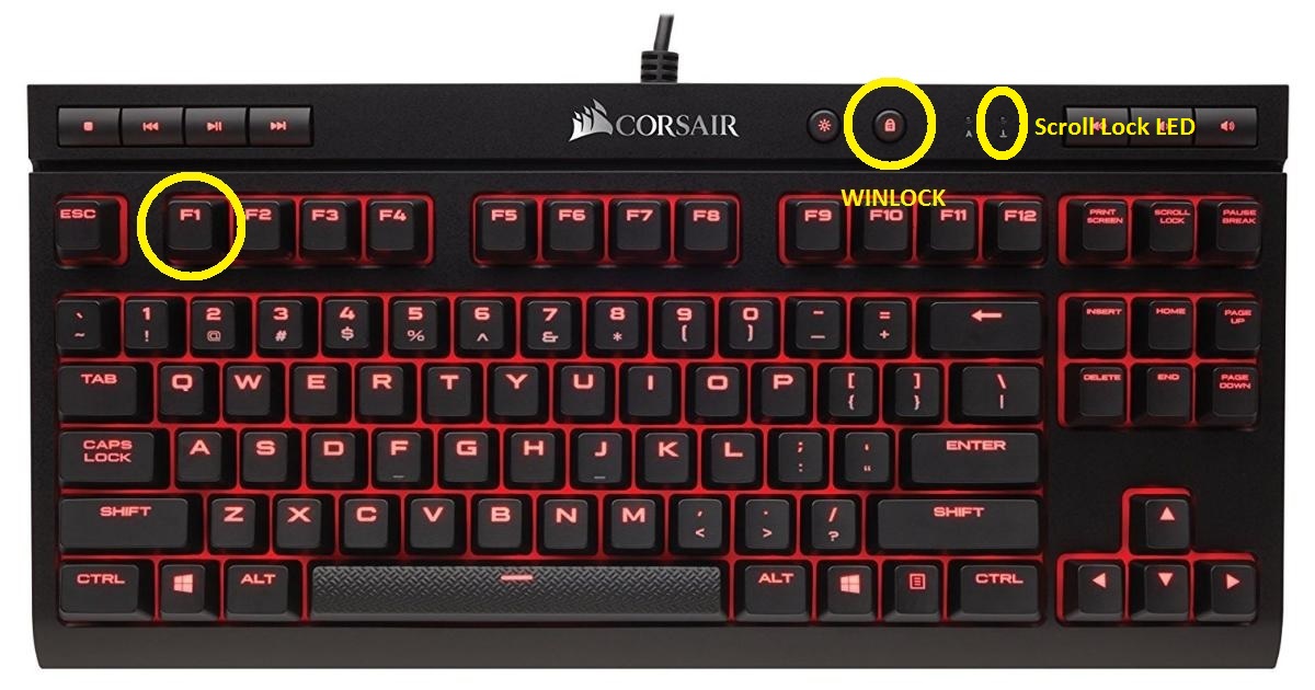 Toggling mode on Corsair keyboards – Blog post – Simon Fredsted